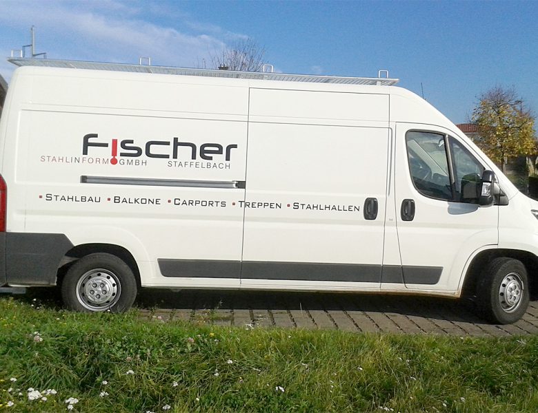 Raithel Werbetechnik und Textildruck-  Fischer StahlInForm Gmbh - Fahrzeugbeschriftung