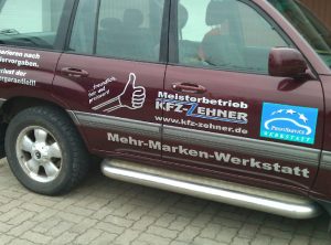 Fahrzeugbeschriftung | KFZ Zehner Stettfeld