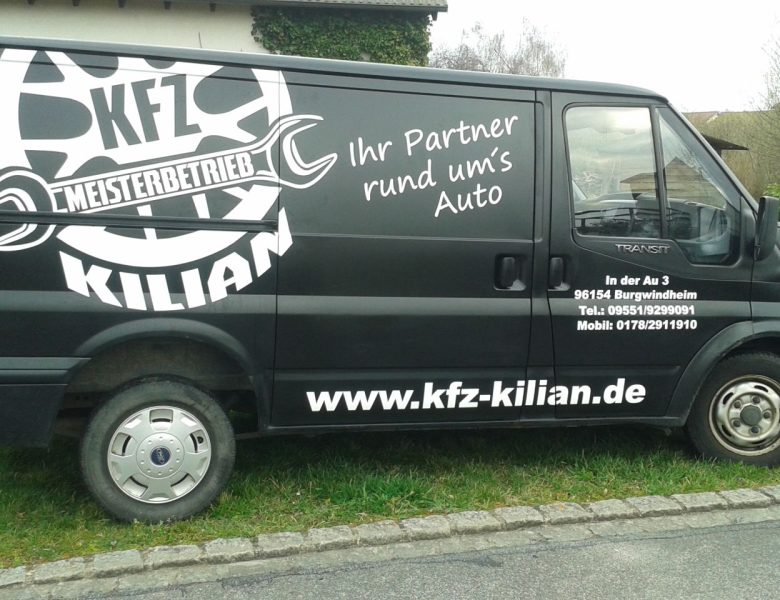 aithel Werbetechnik und Textildruck - KFZ Kilian - Meisterbetrieb - Burgwindheim
