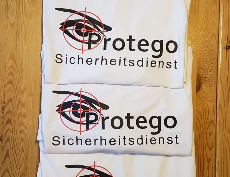 Raithel Werbetechnik und Textildruck - Protego Sicherheitsdienst - Transferdruck - Poloshirt