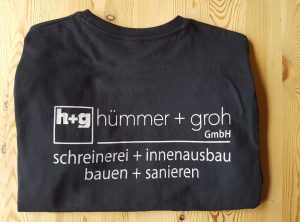 Textildruck | Hümmer & Groh – Bauen und Sanieren | Hallstadt