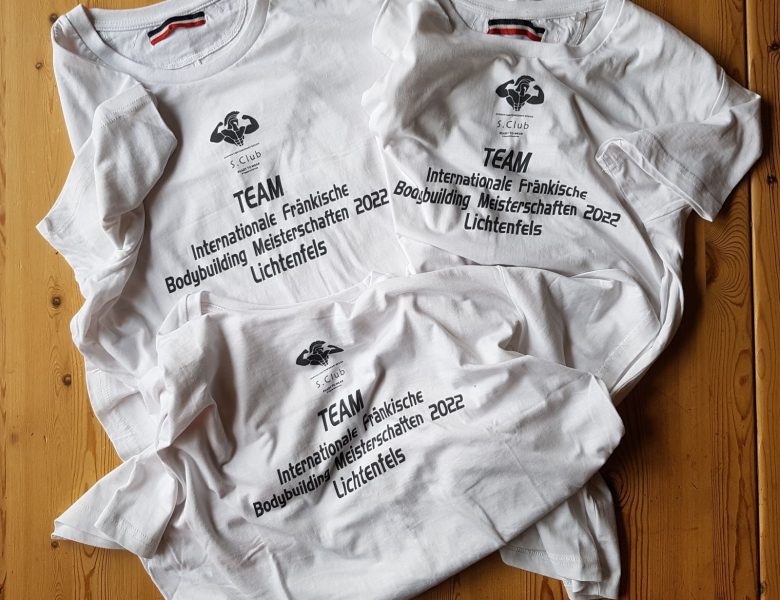 Raithel Werbetechnik und Textildruck - Fitnessstudie On Top - Textildruck - T-Shirts - Siebdruck