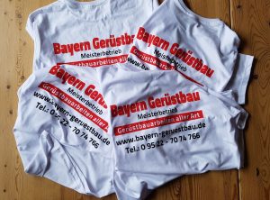 Textildruck | Bayern Gerüstbau | Stettfeld