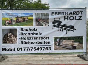 Banner bedrucken | Eberhardt Holz | Hallstadt/Dörfleins