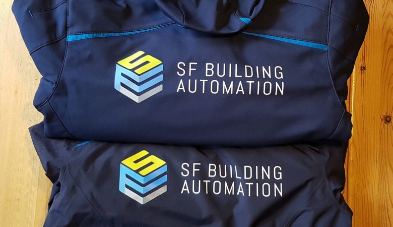 Raithel Werbetechnik und Textildruck - SF Building Automation - Transferdruck