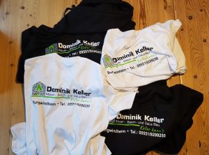 Textildruck | Dominik Keller Bauunternehmen | Burgwindheim